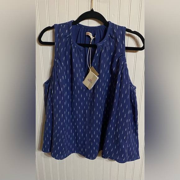 NWT FAHERTY ELIZA TOP SIZE SMALL IN IKAT - Picture 5 of 11